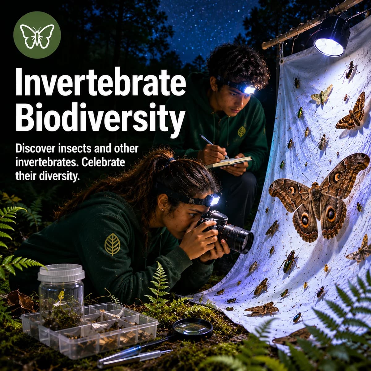 Invertebrate biodiversity community