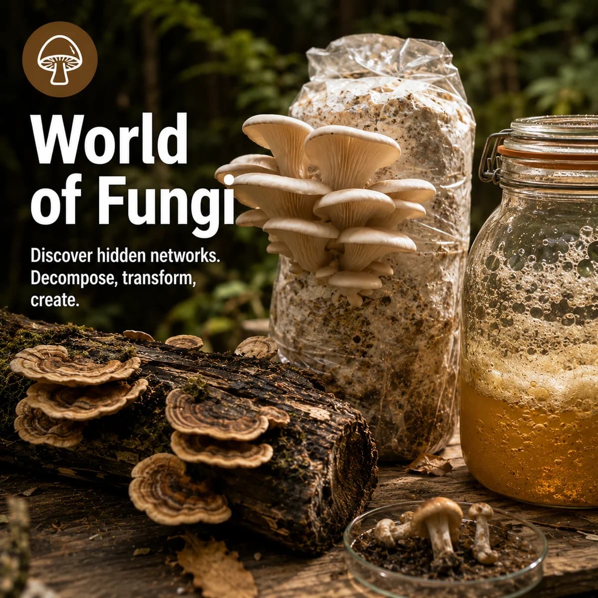 The world of fungi community